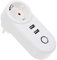 Hemobllo Enchufe Inteligente Wifi con Doble USB Duradero para Hogar y Carga Independiente Compatible con Diseño Práctico