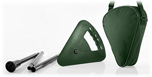 Flipstick Sitzstock faltbar kurz grün