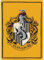 Harry Potter Petite plaque en métal (Poufsouffle)