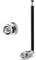 Bingfu Antena Escáner Radio VHF UHF Antena Telescópica 5 Secciones 42 cm Conector BNC para Escáner Radio CB Radio Aficionado Radio Bidireccional Escáner Móvil Transmisor FM Receptor Micrófono