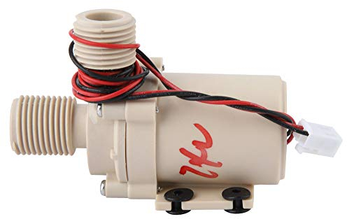 Bomba de agua de circulación solar 24V,bomba de agua de circulación 24V 8L / min Bomba de agua caliente/de enfriamiento del motor sin escobillas para el de circulación de agua