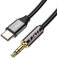 J&D USB C to 3.5mm 1/8 inch Audio Aux Cable, Aux Cord USB Type C to Standard 3.5mm 1/8 inch TRS Male Car Stereo Cord Compatible with iPhone 15/16 Series, 2 Meter