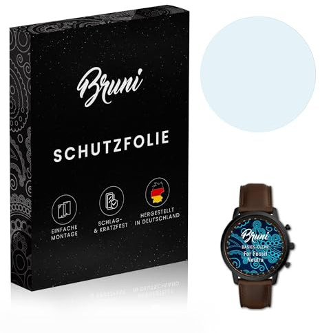 Bruni Schutzfolie kompatibel mit Fossil Neutra Folie, glasklare Displayschutzfolie (2X)