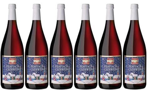 Festtags-Glühwein rot, Genossenschaftskellerei Heilbronn, Württemberg (6 x 1,0 l)