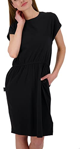 alife & Kickin Damen ShallyAK Dress Sommerkleid Kleid, Moonless, XS