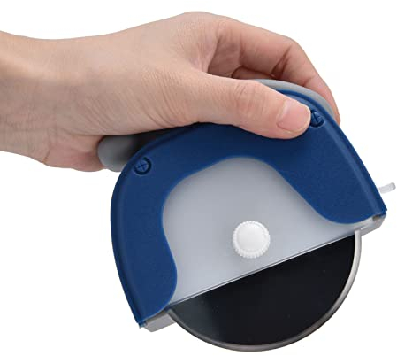 Pizza Cutter Slicer Wheel, Stainless Steel Super Sharp Pizza Slicer Cheese Slicer Circular Saw Pizza Slicer with Protective Blade Guard