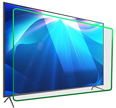 XRRX Protecteur D'écran TV 32-75Inch, Film De Protection Oculaire Anti-lumière Bleue/Anti-reflet/Filtre TV Anti-Rayures, Filtre Bloquant Les UV Et La Lumière Bleue De 380 à 495nm / 32in 698x392mm