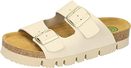 Dr. Brinkmann Damen Pantoletten Slipper, Offwhite, 40 EU