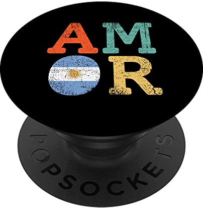 Amor Bandera Argentinien PopSockets mit austauschbarem PopGrip