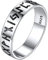 FaithHeart 925er Sterling Silberring mit Viking Rune Symbol Wikinger Rune Fingerring in Größe 59.5 Trendiger Ring Verlorbungsring Ehering