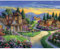 Woplagyreat Diamond Painting Erwachsene Diamant Bilder Dimondpaintin Blumen 5d Landschaft Diamanten Crystal Art Rahmen 70x40 Groß Deko Wohnzimmer Wanddeko Schlafzimmer Pflanzen Aesthetic Herrenhaus