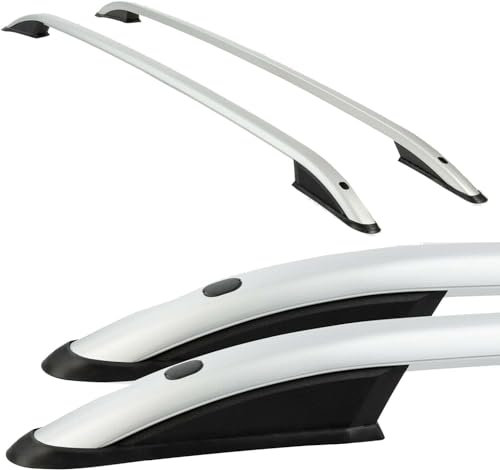 2 Stück Dachträger für Mercedes Vito/Viano W639 W447 L2 2004,Aluminium Dachträger vertikale Stange Camping Transport DachbüGel Gepäckträger Zubehör
