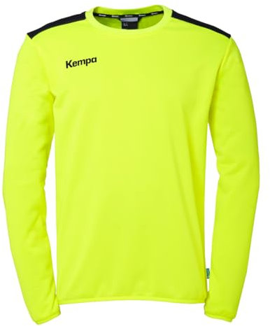 Kempa Unisex Emotion 27 Training Top Sweatshirt, Fluo Gelb/Marine, S EU