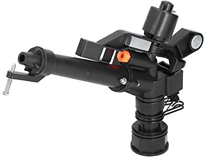 G 1‑1 2 Riego, Aspersor de Riego Grande para Jardín para Césped, Aspersor de Riego Aspersor Giratorio Aspersor ABS Brazo Basculante Ajustable Aspersor de Impacto de Flujo Grande