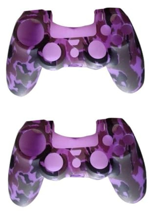 OSALADI 2pièces Housse De Silicone Pour Manette Camouflage Accessoire De Jeu Les Rayures Saleté Design Ergonomique