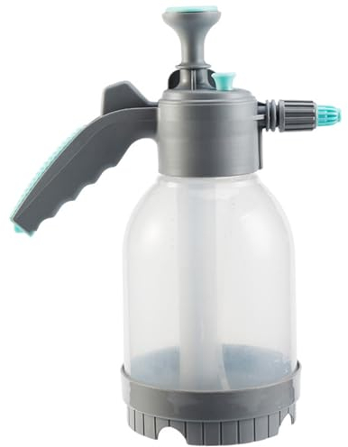 Pulverizador De Bomba Pulverizador De Jardín Botella De Spray Transparente De 2 Litros Pulverizador De Presión Antideslizante De 2 Modos Pp Con Válvula De Descompresión Pulverizador De Agua De Mano
