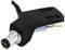 TRITAM Plattenspieler-Headshell, Headshell Aus Aluminiumlegierung, Schallplatten-Plattenspieler-Nadel, Phono-Stylus-Tonabnehmer-Rack, Schwarz