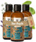 Heldengrün BIO Saunaaufguss Atemfrei [ECHTE BIO-ÖLE] - Saunaöl mit Menthol, Eukalyptus & Lavendel - Natur Sauna Aufgussmittel mit ätherischem Bio-Öl - 3 x 100 ml