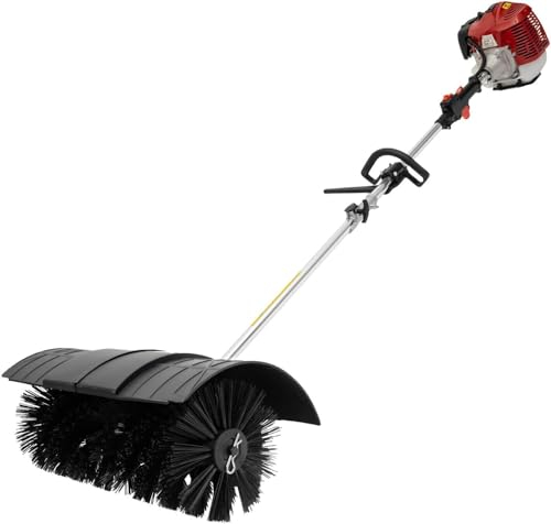 52CC 2-Takt Benzinmotor Kehrmaschine Schnee Kehrmaschine Besen Kehrmaschine 2.3HP Benzin Rasenmäher
