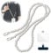 HiWODO Mobile Phone Lanyard Crossbody,Acrylic Beaded Phone Strap with Metal Buckle,iphone Lanyard Neck Strap Compatible with Most Smartphones Cases