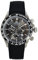 Lorenz Chrono 26175MM Herren Chronograph Kautschuk Taucher 100 Meter, Schwarz , Modern