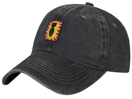 Sonnenhut 52. EOD-Gruppe SSI Sandwich Hüt Vintage Wanderhut Trendige Denim Baseball Cap Für Wandern Reisen Outdoor-Aktivitäten