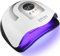 Zawaer Lámpara de UV LED Uñas, 380W Profesional Rápido Uñas Secador, 81pcs perlas de Lámparas con Sensor Automático, Pantalla LCD para Manicura/Pedicure Nail Art en el Hogar y el Salón