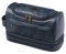 Gaosh Trousse de Toilette Personnalisée Homme PU Cuir Trousse de Maquillage avec Prénom Trousse de Toilette Homme Voyage pour Papa Cadeau Homme (Bleu)