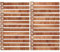 26Pcs Vinyl Record Dividers, Wooden Alphabetical A-Z Vinyl Record Storage Dividers, Horizontal and Vertical Label Holder for Album CD DVD Media Book