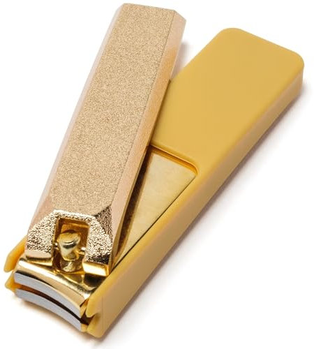 Wablade Samurai Steel Nail Clippers Fingernail Curved Blade Made in Seki Japan (Gold)