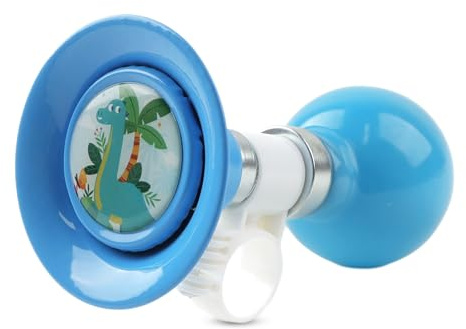 Ballhupe Fahrradhupe Kinder, Laut Robust Langlebig für Bobby Car und Kinderfahrrad mit Musteraufklebern Universal Hupe Fahrrad Hupe Hupe Fahrrad Bobby Car Hupe Fahrradklingel Blau