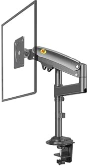 TRWUQHGD H100 Gasfeder 22-35 Zoll LCD LED Monitor Standarm Volldynamischer Desktop Ergonomischer Monitor TV Montagehalterung Belastung 2-12 kg