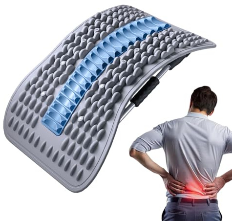 Rückenstützbrett Bauchfett, Unterer Rücken Strecker, Lendenwirbelstützbrett Lendenwirbel-stretchbrett, Rückenstrecker Orthopädisch Testsieger Für Übungen, Büros, Stuhl, Yoga, Wirbelsäulenmuskulatur,