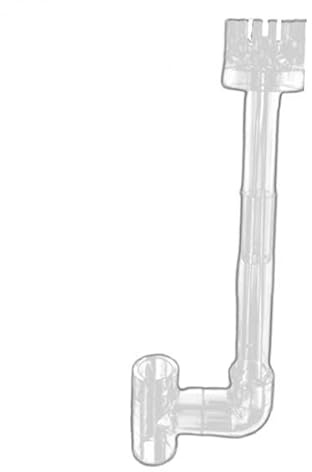 predolo Aquarium Skimmer Aquarium Fischbecken Ölfilm Entferner Set mit Robustem Acryl Drehbarem Kopf Und Abnehmbarem Filterkorb für Hobbyzüchter Aquari, Innendurchmesser