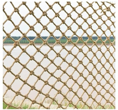 Kindersicherheits-Hanfseil zum Klettern, Zaunschutz, Geländer und Spielplätze, 6 mm dick, 1 m Länge für sicheres Spielen und Abenteuer im Freien