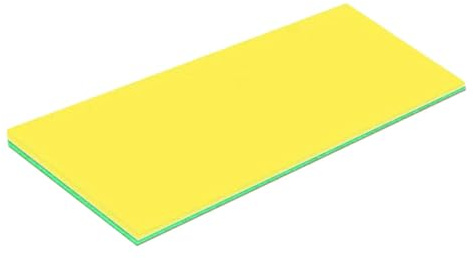 AsrMyjcx Tapis Flottant de Piscine, Couverture, Matelas, Tapis Flottant, Design Pliable, Facile à, Idéal pour Les Jeux En Famille et La Détente, Vert jaunâtre
