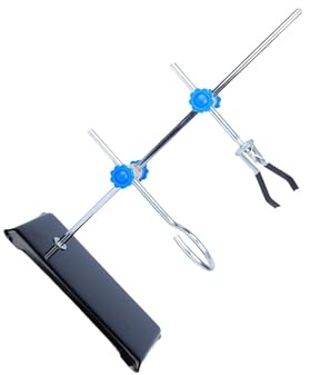 KIOALXZ Lab Stand Support With Burette Clamp Laboratory Iron Experiment Stand For School Science And Hands On Activities Chemistry Lab Set Iron With Base