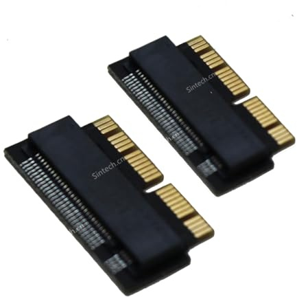 Adattatore Sintech Da NGFF a M.2 nVME AHCI SSD Adapter - Compatibile con Apple MacBook Pro Retina 2013-2015, iMac 2013-2019, Mac Mini, Macbook Air 2013-2017 Espansione memoria Apple Flash Memory
