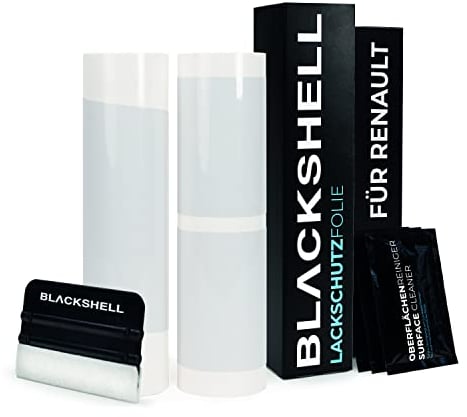 Blackshell® Lackschutz Set passend für Renault Mégane Grandtour (Kombi) | Typ K9A | Bj. ab 2016 Transparent - passgenauer Ladekantenschutz, Einstiegsleisten inkl. Folierset