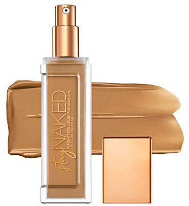 Urban Decay | Stay Naked Weightless Liquid | Foundation | Make Up | Wasserresistent | Mittlere Deckkraft | Vegan | Medium Cool | Rosiger Unterton | 50 CP | 30 ml