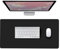 CIEEIN CIEHT Tapis de Souris Bureau Tapis de Portable Tapis de Bureau Mat Tapis de Souris en Cuir PU Noir 35x70cm