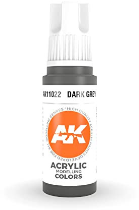 AK Interactive 3rd Gen Acrylic Dark Grey 17ml
