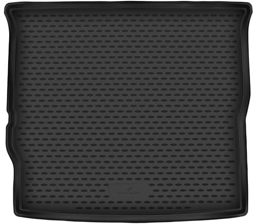 WALSER XTR Kofferraumwanne für Opel Zafira A 1999-2005, 3. Reihe geklappt, Lange Matte, 100% passgenaue Antirutschmatte Auto, Gummimatte Auto, Kofferraum Schutzmatte, Auto Gummimatten