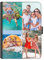 Personalised Case For All Apple iPad Models 10, 9, 8, 7, 6, Air 11, Pro 12.9,13 inch, Mini, 360 Swivel PU Leather Side Flip Folio Cover, Customise with Photo Collage - Four Image