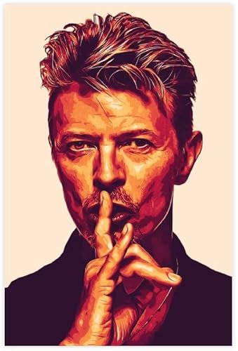 Holz Puzzle 500 Teile Rapper David Bowie Puzzles für Erwachsene und Kinder anspruchsvoll 500 Piece 20.4x15inch(52x38cm) Kein Rahmen