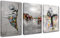 Banksy Graffiti Street Art Gemälde Aamd Hand of Gods, Kunstwerk, Sexy Tanzendes Mädchen, Bilder, Liebespaar, Wandkunst, 3-teilig, Kunstdrucke auf Leinwand, Wohnzimmer, nordische Heimdekoration,gerahmt
