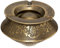 Atmosphera - Aschenbecher Oasis - Metall - vergoldet - D12 cm - Golden