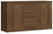 vidaXL Sideboard 120x36x69 cm Holz Braun Eiche Holz Schrank Schrank Lagerschrank Beistellschrank Wandschrank Holzschrank Lagerschrank Wandschränke