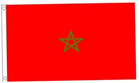 Drapeau Marocain Drapeau Maroc Moroccan Flag Morocco Flag Jardin Polyester Drapeau Marocain BannièRes Nationales Pour Les DéFiléS Olympiques 90x150cm