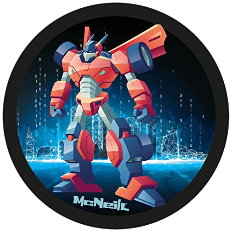 McNeill McAddy Roboter Rot/Blau